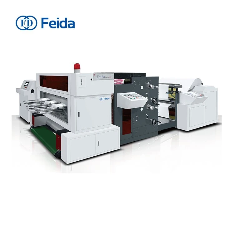 מכונת ניקוב ב-Roll Die Inline Flexo Printing